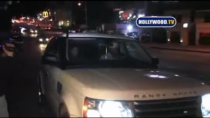 Taye Diggs And Friend Leave Chateau Marmont 