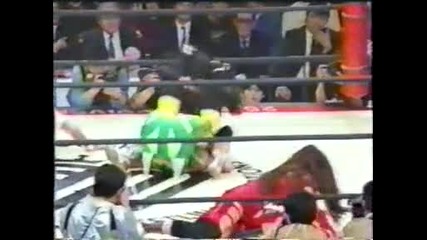 Manami Toyota & Toshiyo Yamada vs. Dynamite Kansai & Mayumi (12.06.1993) Част 2/3