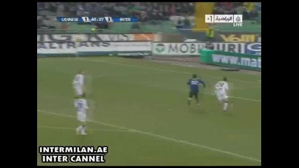 Udinese 2 - 3 Inter Milan ( 1 - 3 Milito ) 