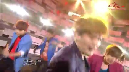 110806 Super junior Superman & Mr.simple music core comeback stage