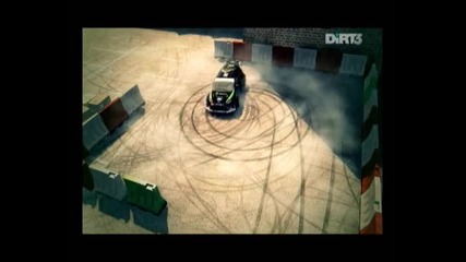 Dirt 3 Gymkhana spin