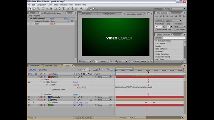 Adobe After Effects - Speed Particles