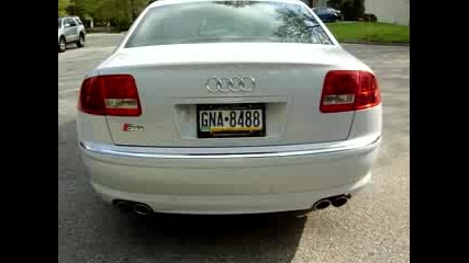 Audi S8 V10 Start Up, Engine Rev, & Pull Away