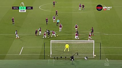 Уест Хем - Арсенал 0:0 /първо полувреме/