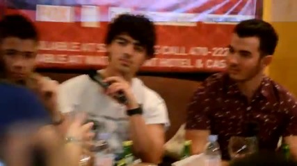 Jonas Brothers Concert Rituals - Press Conference in Manila