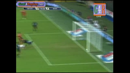 23/08/2009 Inter - Bari 1 - 1 Goal na Vitali Kutuzov