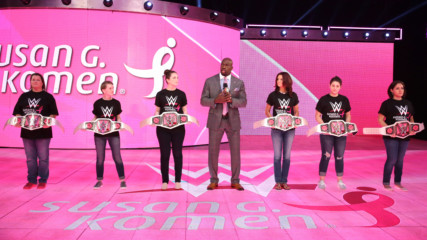 Titus O'Neil introduce honorees from Susan G. Komen in the fight against breast cancer: Raw, Oct. 22, 2018