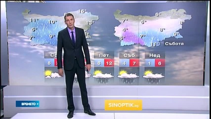 Прогноза за времето (22.10.2014 - обедна)– Новините на Нова