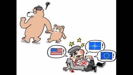 Карикатура на войната в Кавказ