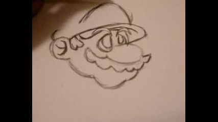 Човек Рисува Супер Марио :)