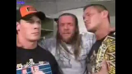 Wwe Raw John Cena And Randy Orton Backstage