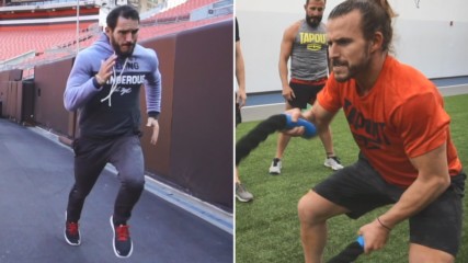 Johnny Gargano and Adam Cole train for NXT Title Match