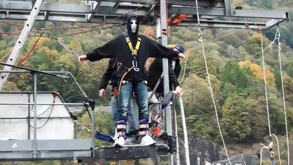 Angerfist Bungee Jump 007 Goldeneye Stunt - Verzasca Dam - Switzerland