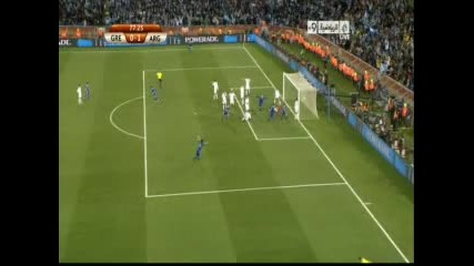 Greece 0 - 1 Argentina (goal Demichelis) 