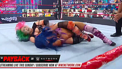 Asuka vs. Sasha Banks – Raw Women’s Championship Lumberjack Match: Raw, Aug. 24, 2020
