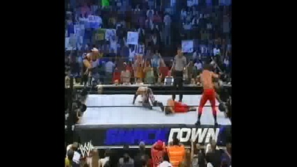 Edge and The Rock vs Eddie Guerrero and Chris Benoit