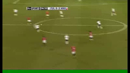 Tevez 0 - 2 - Fulham v Man Utd - Fa Cup