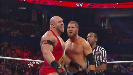 The Miz & Kofi Kingston vs. Ryback & Curtis Axel- Raw, Dec. 2, 2013
