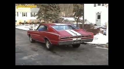 1966 Dodge Charger Burnout 