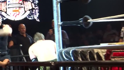 The Miz vs Dean Ambrose (kendo stick, chops & outside the rind