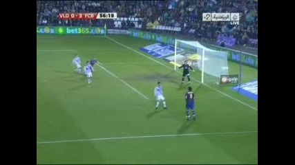 Valladolid vs Barcelona Messi goal