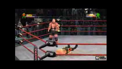 Tna Impact Video Game - Kurt Angle Vs Christian Cage