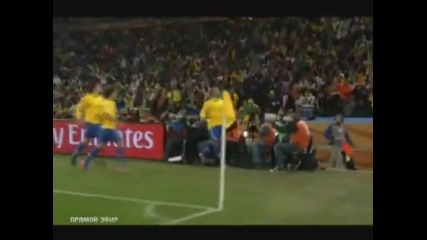 World Cup Бразилия - Кот Дивоар 1 - 0 Гол на Л.фабиано 