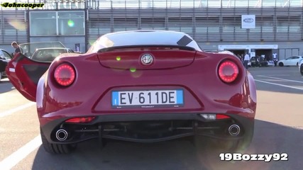 2 x Alfa Romeo 4c ревът