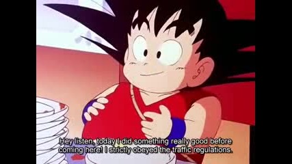 [bg sub] Dragon Ball - Goku's Traffic Safety