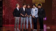 One Direction представят наградата за Most Popular Female Talent на Logie Awards