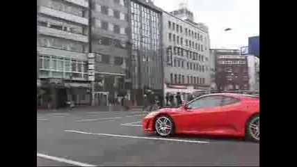 Ferrari F430 accelerating