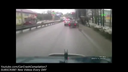 Car Crashes Compilation # 203 - January 2014