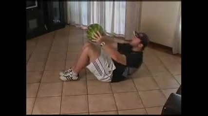 Get six pack abs in 6 minutes using a Watermelon.this Works! 