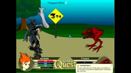 Aq My Hero:battle With Firezard