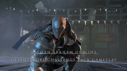 Геймплей с Deathstroke от Batman: Arkham Origins