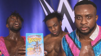 The New Day reveal "The Book of Booty: Shake it. Love it. Never be it."