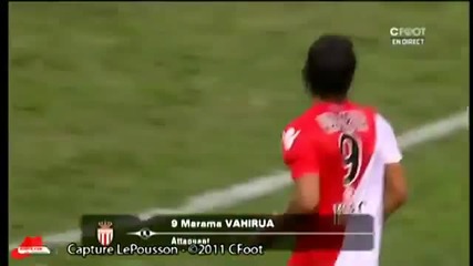 Великолепен гол на Vahirua (monaco) срещу Le Mans