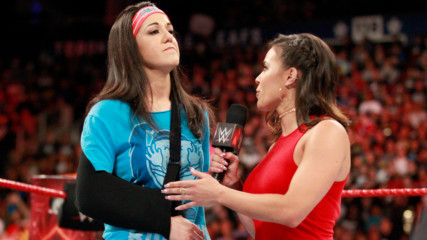 Bayley addresses her injury: Raw, Aug. 7, 2017