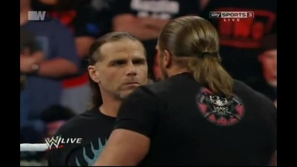 Undertaker, Shawn Michaels and Triple H - Face to face to face 2/2 || Wwe Raw Supershow 19.3.12 ||