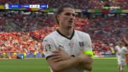 Марсел Забицер отново даде преднина на Австрия срещу Нидерландия (видео)