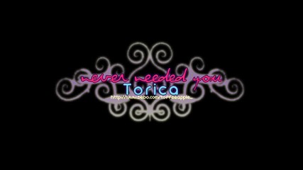 Torica - Never Needed You