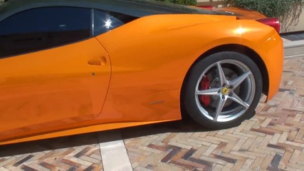 Rrrs Orange Ferrari 458 Italia - Walkaround, Driving and Combo Scenes