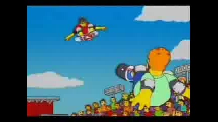 The Simpsons Tony Hawk Vs.homer Simpson