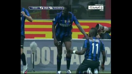24.04.2010 Интер 3 - 1 Аталанта гол на Макдоналд Марига 