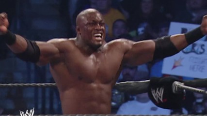 Bobby Lashley takes out MNM with a gorilla press: SmackDown, March 24, 2006