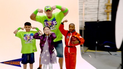 Go behind the scenes of John Cena's new Make-A-Wish video