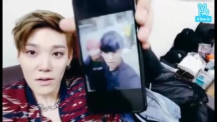 151127 B.a.p Vring U - Music Bank waiting room
