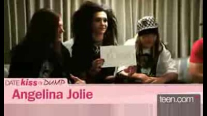 Tokio Hotel Teen interview Kiss Date or Dump