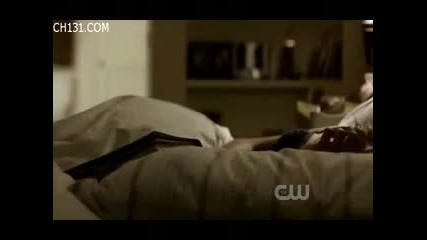 Damon & Elena Scenes - Damon Watches Elena Sleep