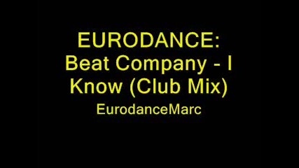 Beat Company - I Know 1994 